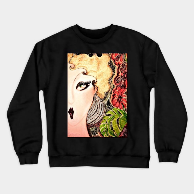 BLONDE CITRUS DELIGHTS Crewneck Sweatshirt by jacquline8689